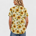 Lavinia | Sunflower Collared Top