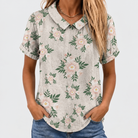 Constance | Botanical Collared Top