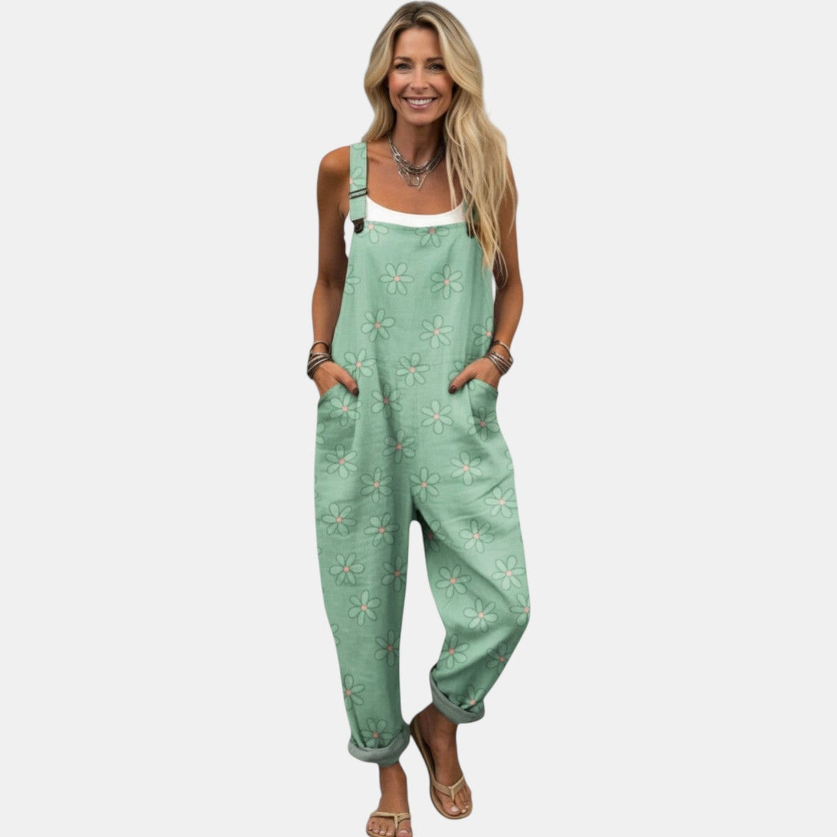 Gladys | Mint Green Overall