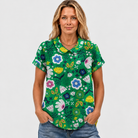 Blanche | Garden Collared Top