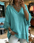 Ianthe - Easygoing Crochet Blouse product image
