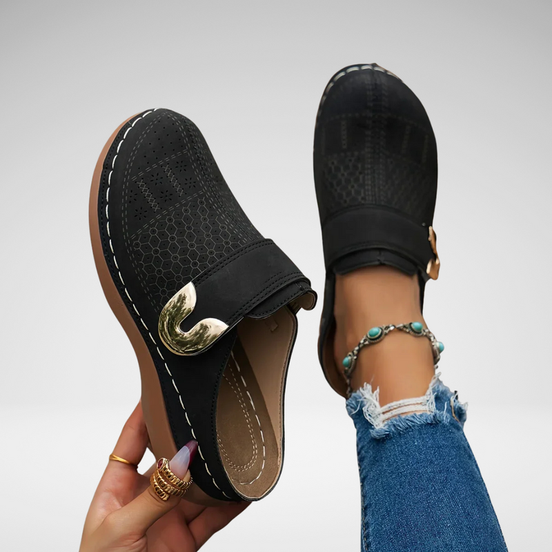 Caprielle | Chic Supportive Wedge Sandals
