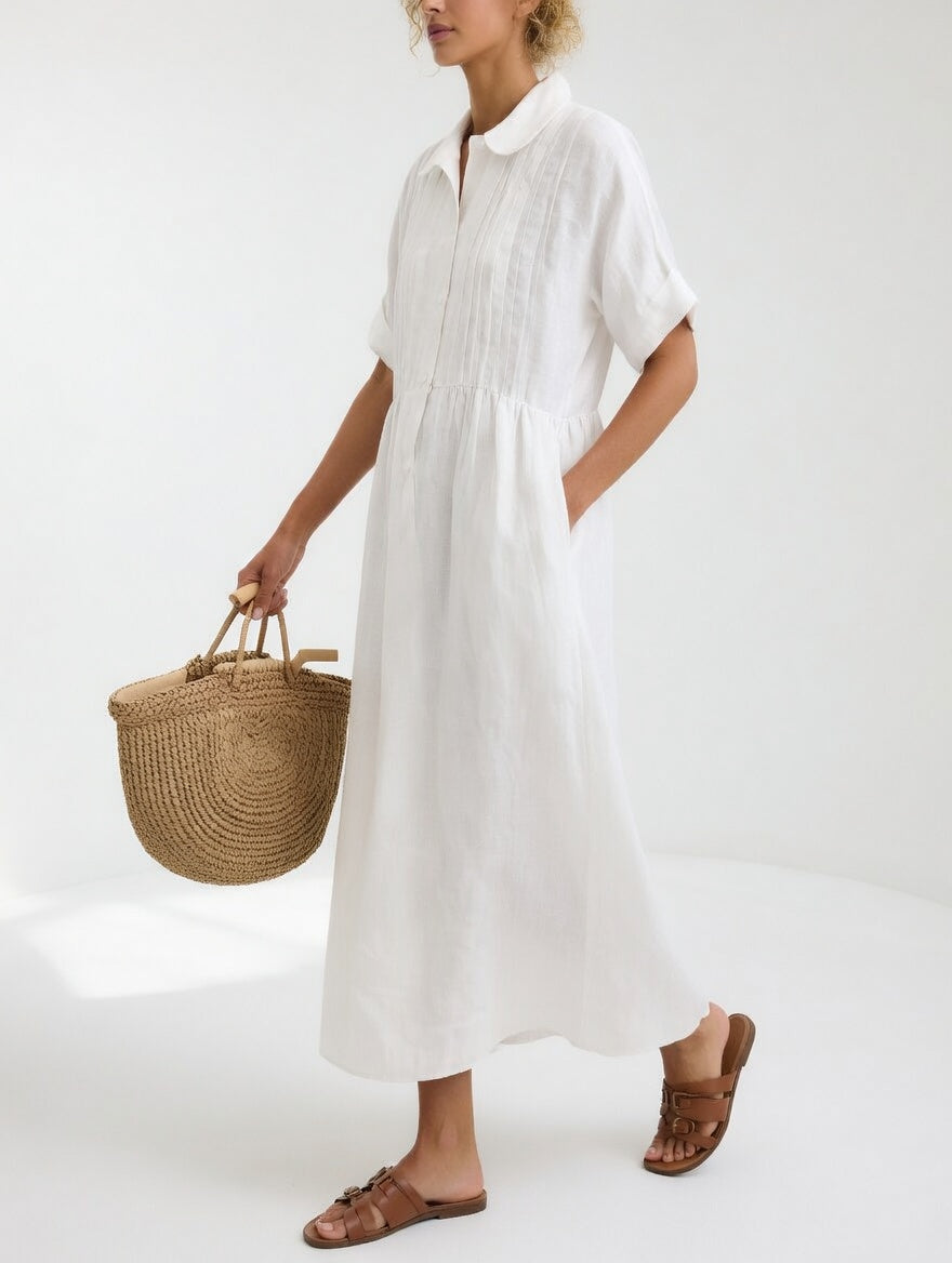 Tamsin - Comfortable Cotton Shirt Dress product image