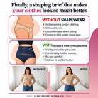 Aeliana - High-Waisted Tummy Control Shaping Briefs