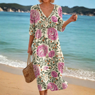 Aurora - Lightweight Flowing Floral Midi Dress Signature product image