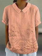 Clemency | Floral Collared Top