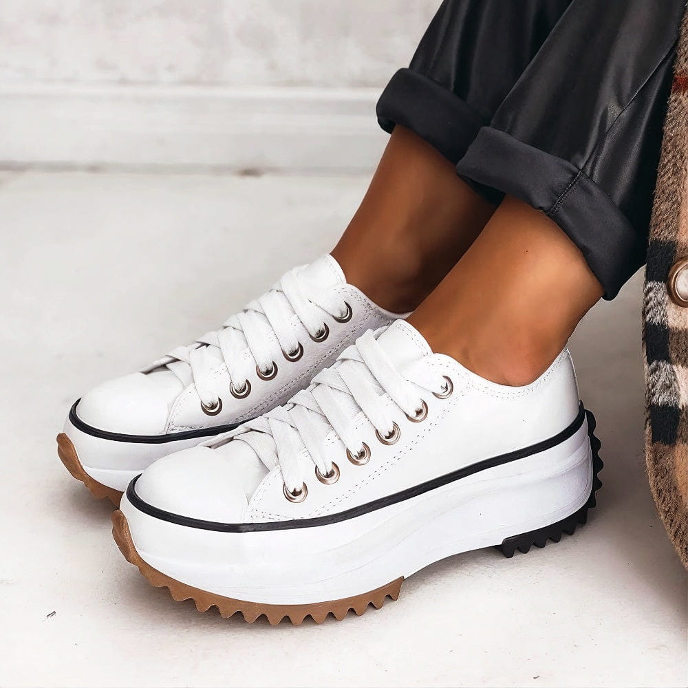 LUNASTAR | PLATFORM ORTHOPEDIC SNEAKERS – White