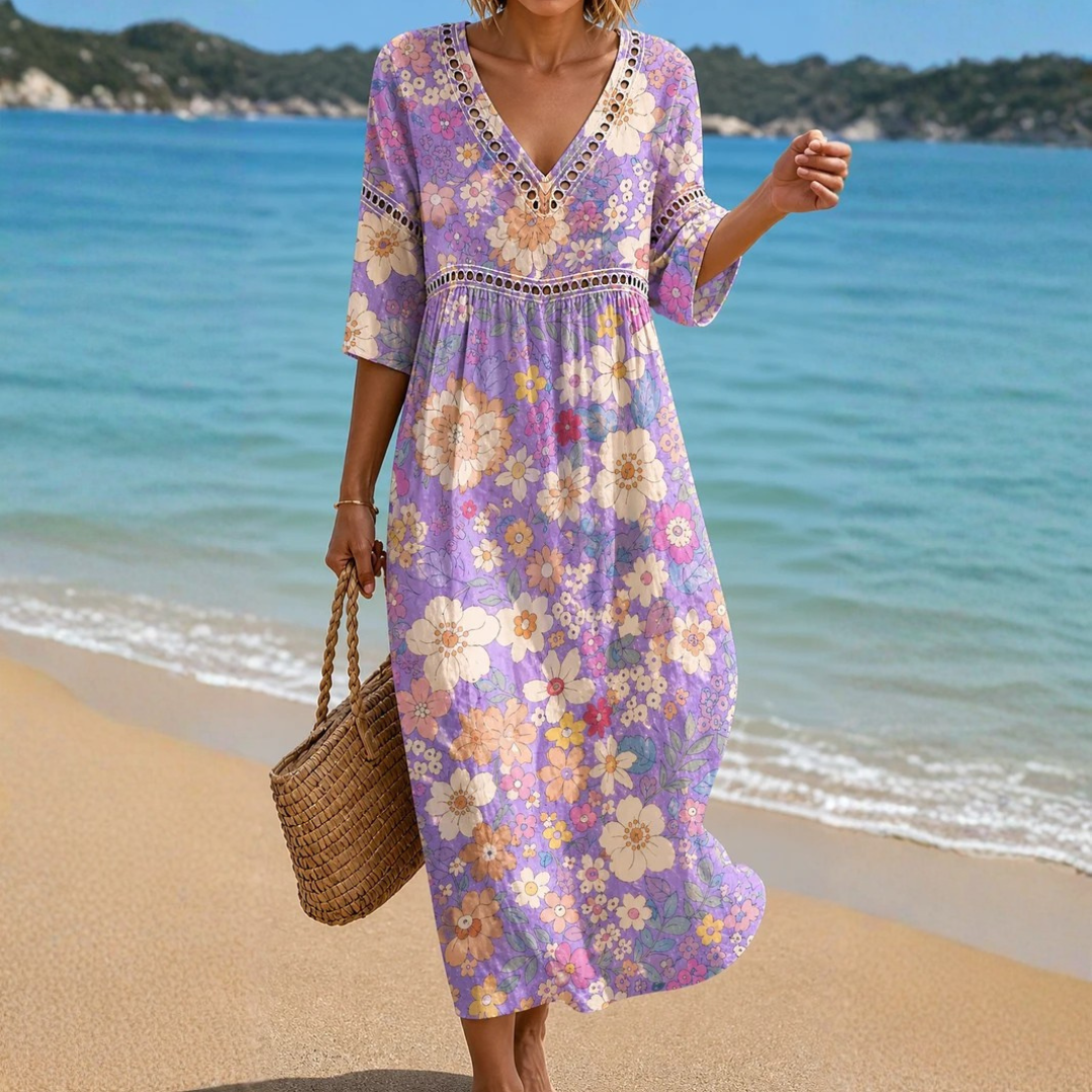 Calia - Charming Floral Midi Dress product image