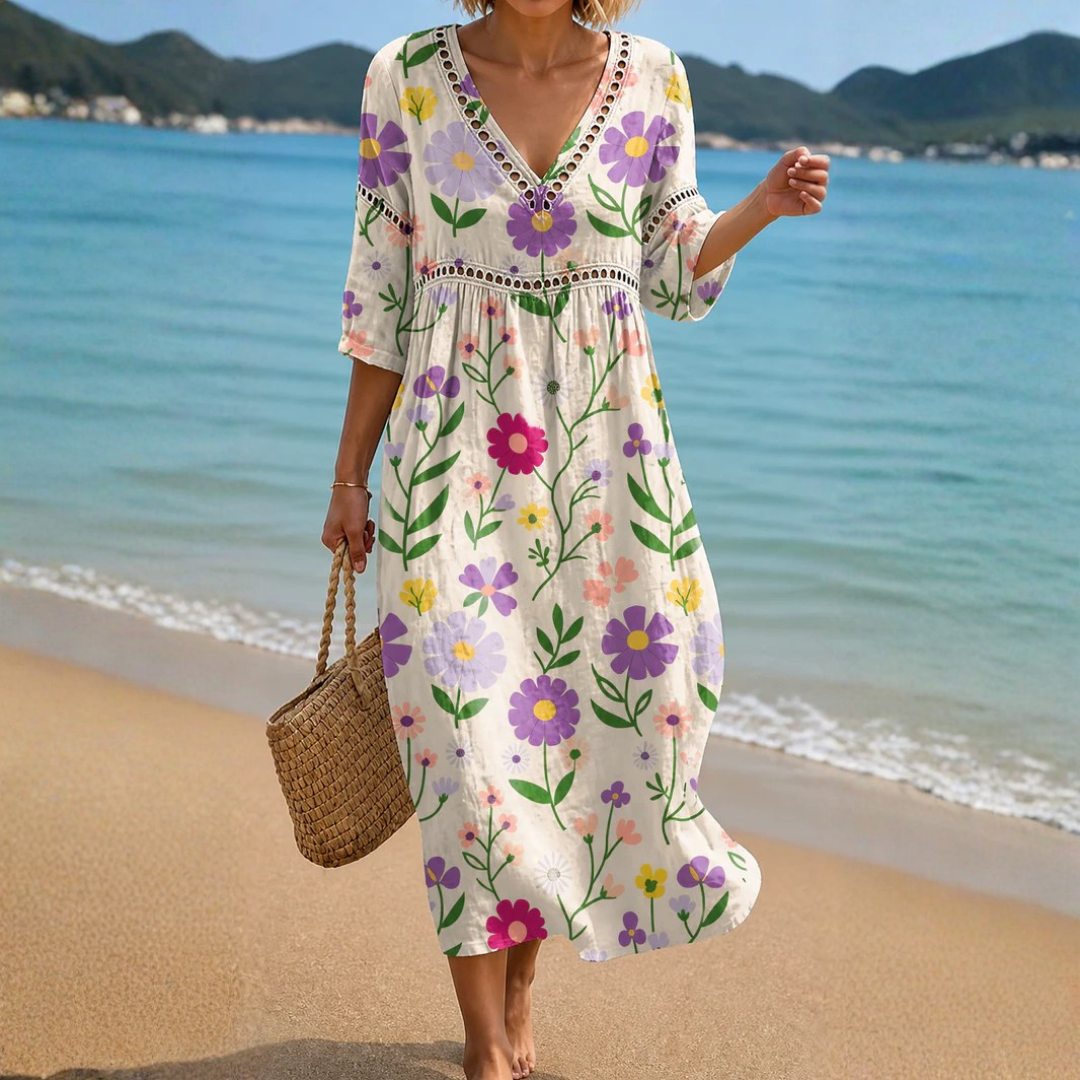 Capri - Breezy Floral Midi Dress product image