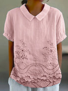 Clemency | Floral Collared Top