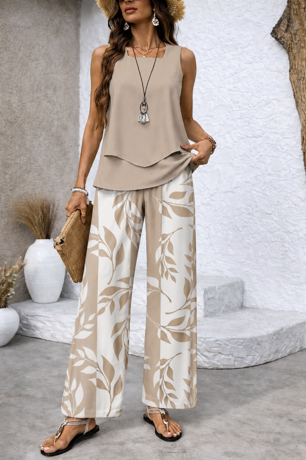 Ella - Elegant Wide-Leg Pants sets product image