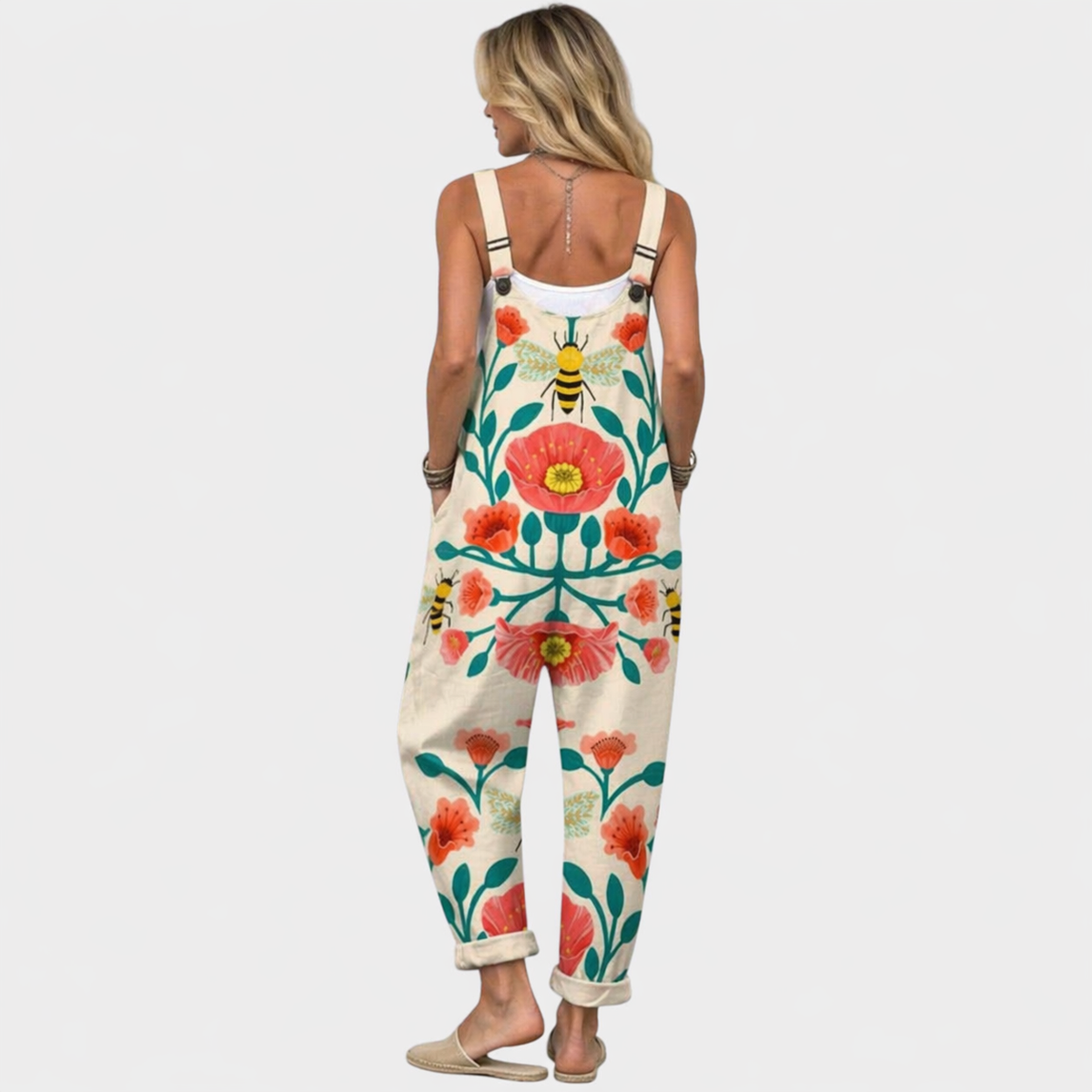 Queenie | Folk Floral Overall