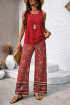 Fiona - Bohemian Layered Pants Set C294 product image
