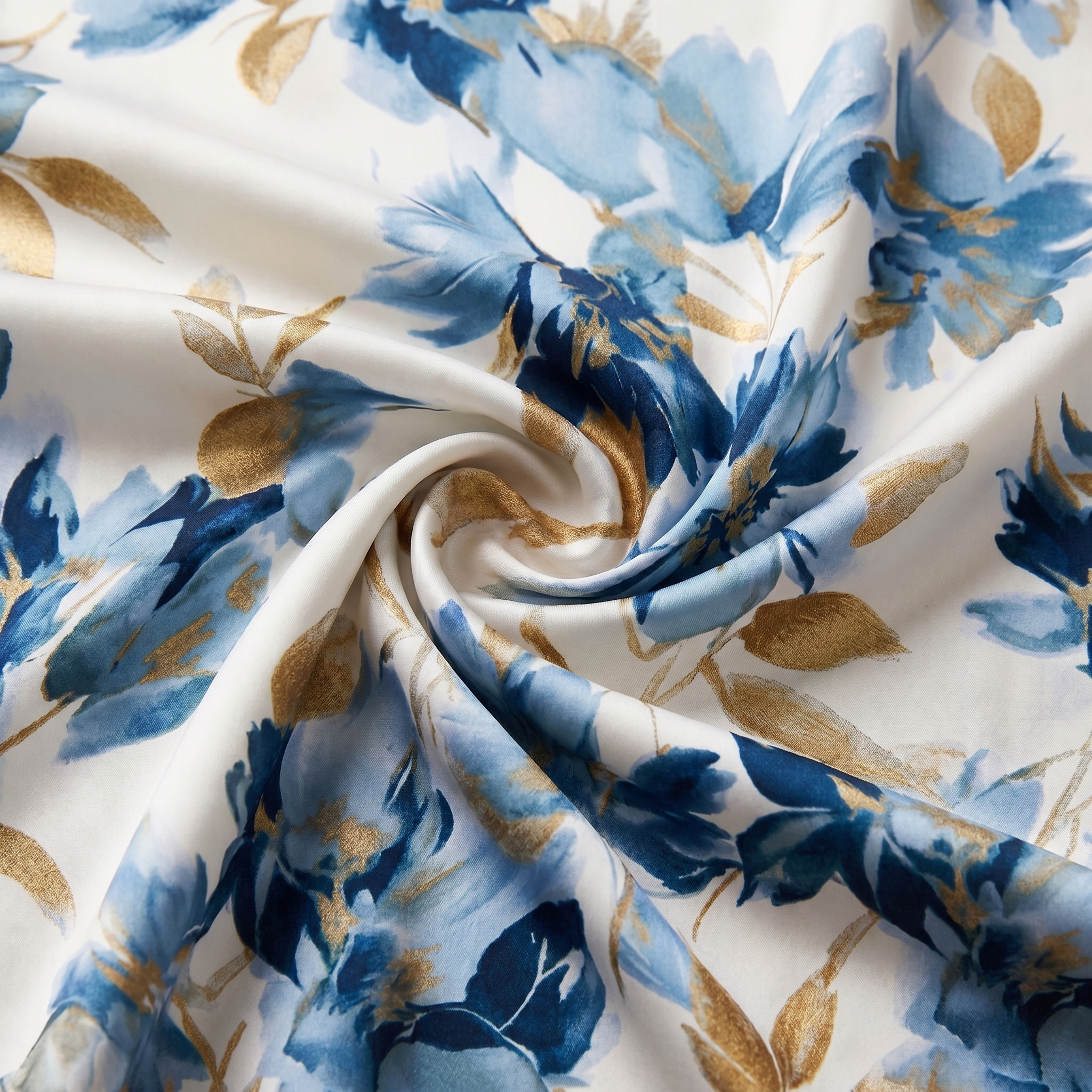 Solange | Floral Wrap Waist Midi Dress