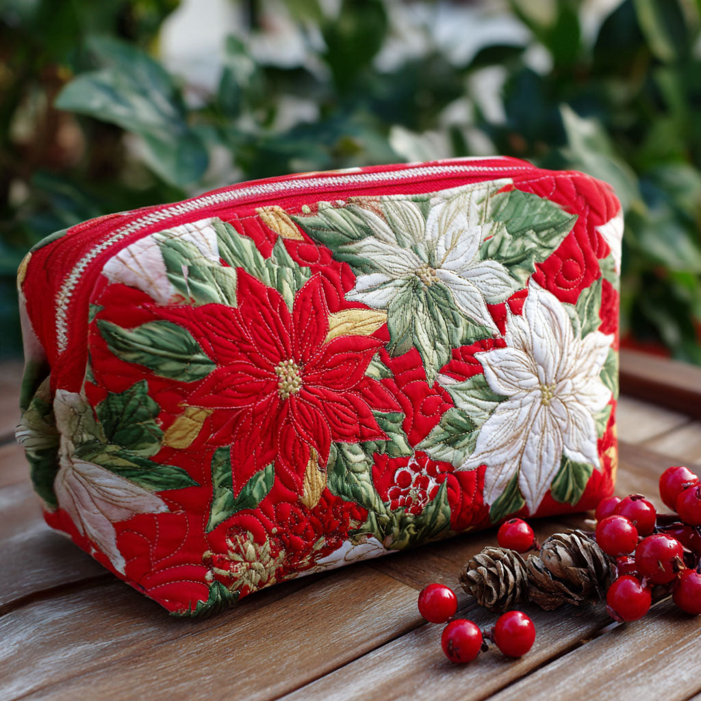 Kiera - Quilted Cosmetic Bag Handmade Cosmetic Bags product image
