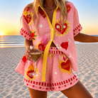 Larkin - Folk Art Print Shirt product image