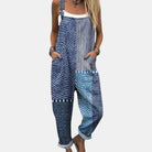 Doris | Blue Patchwork Overall
