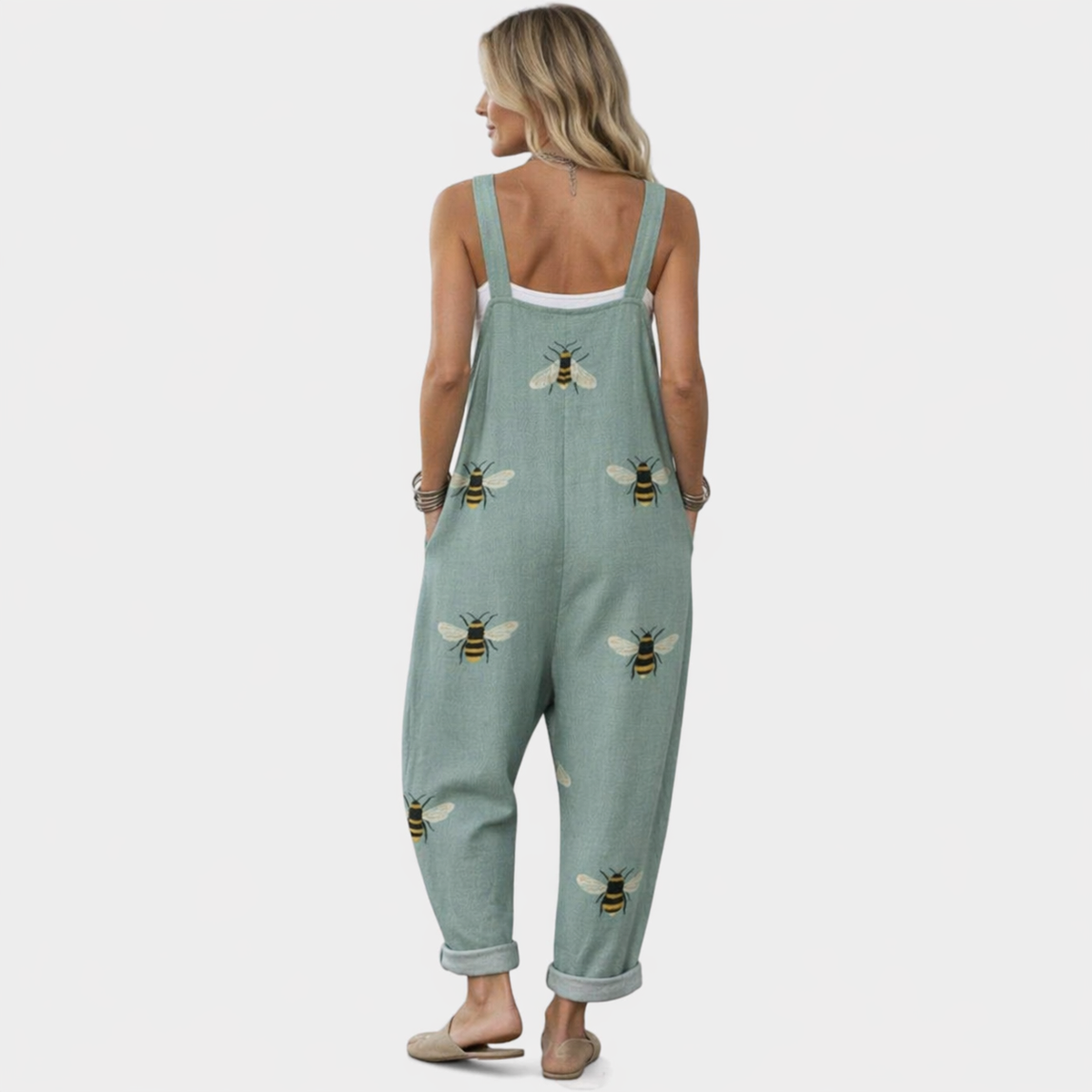 Tabitha | Sage Bee Overall